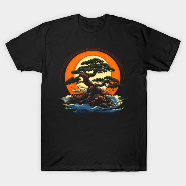 Zen Bonsai Enthusiast - Bonsai Tree T-Shirt by Tshirt Samurai